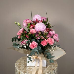 Medium florist choice flower box with fresh seasonal blooms Gold Coast florist delivery