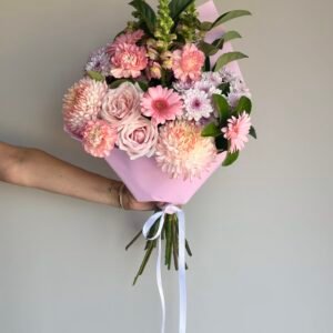 Medium Mother’s Day bouquet Gold Coast florist seasonal flowers wrapped for delivery Dana’s Flowers GC