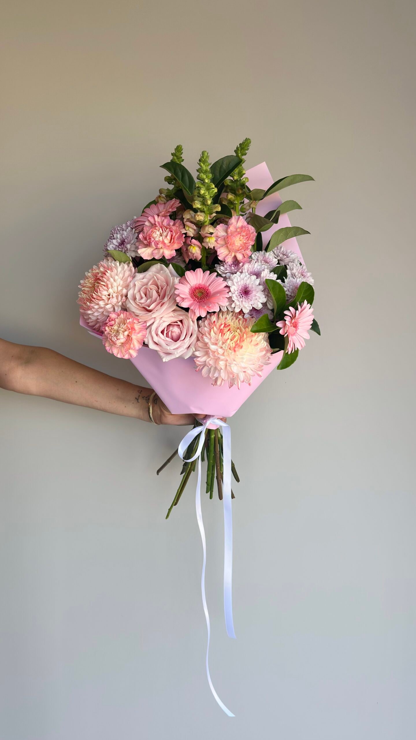 Medium Mother’s Day bouquet Gold Coast florist seasonal flowers wrapped for delivery Dana’s Flowers GC