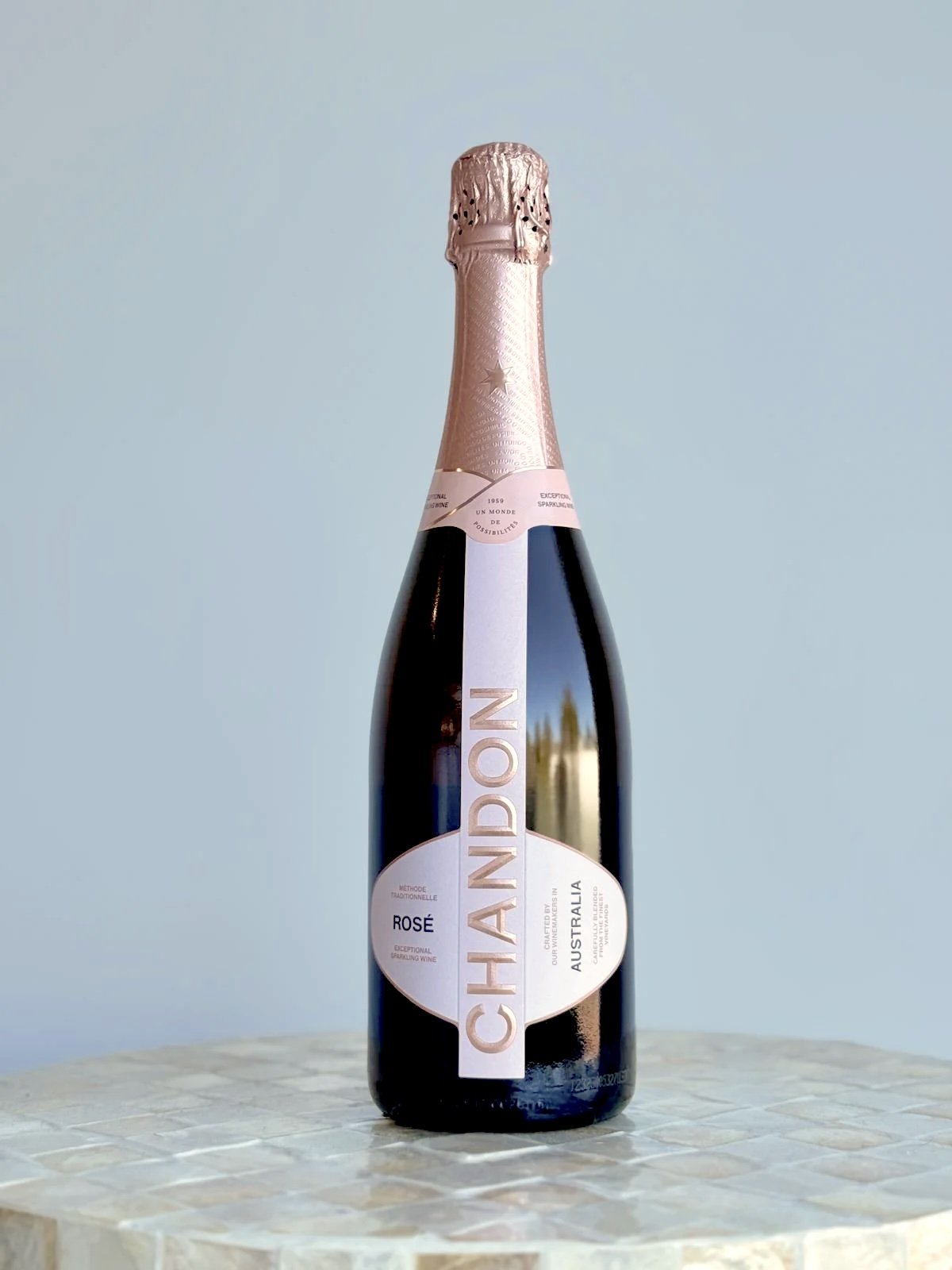 Chandon Rosé sparkling wine Australia gift add on with flower delivery Gold Coast