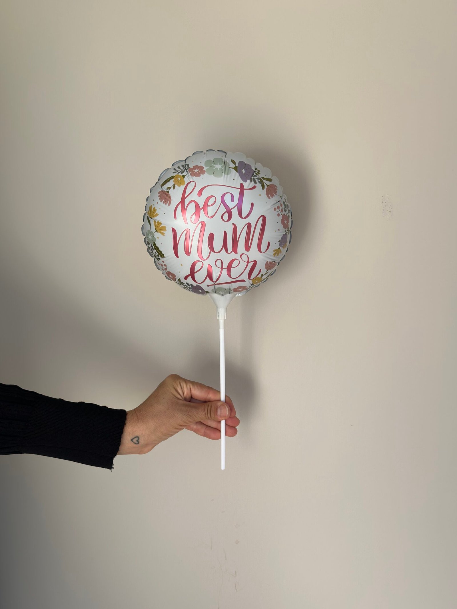 mothers day balloon best mum small size 9inch add on extra